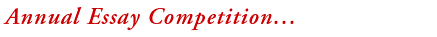 annual essay competition